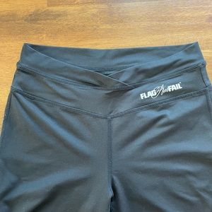 Flag Nor Fail Crossover Leggings - Black, size M